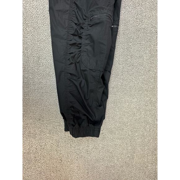 Athleta Canopy Parachute Romper Jumpsuit Black Sleeveless Cargo Jogger Size 0 - Picture 5 of 9